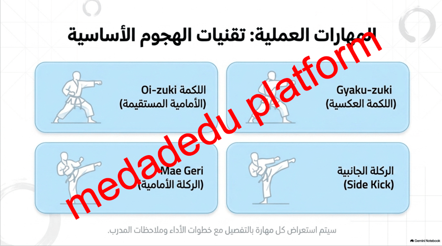 مهارات رياضات الدفاع عن النفس