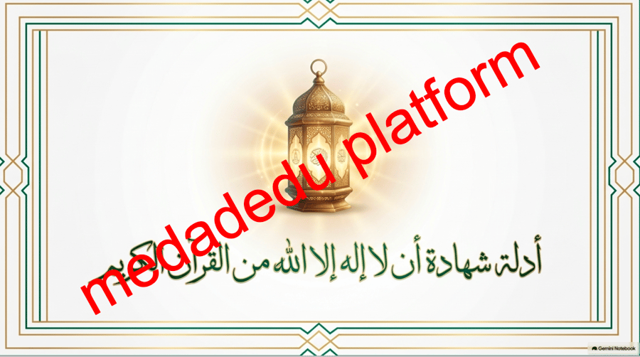 التوحيد الدرس الثالث شهادة أن لا إله إلا الله