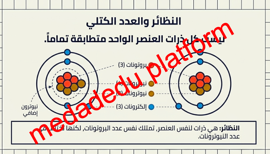 الفصل الثالث كيف تختلف الذرات
