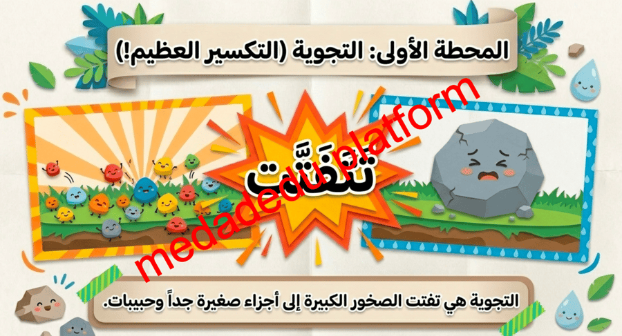 الفصل الخامس التجوية و التعرية