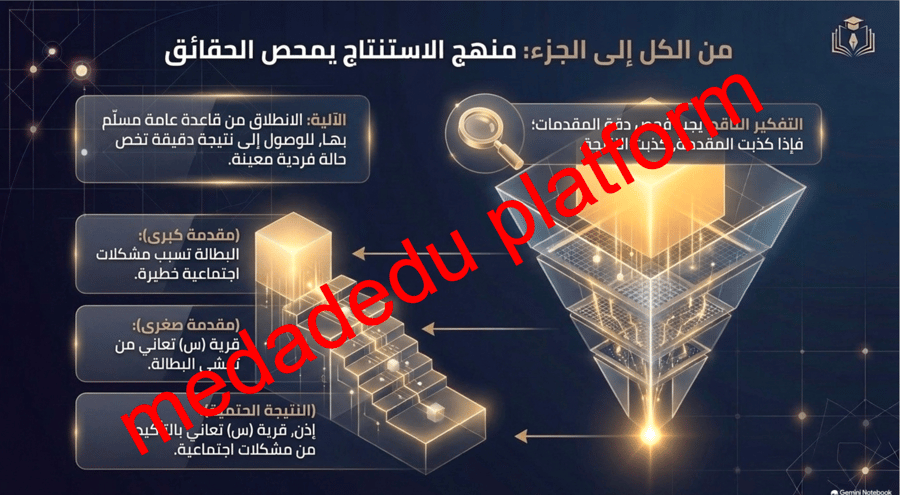 كفاية الاتصال الكتابي  البرهنة و الاستدلال العلمي
