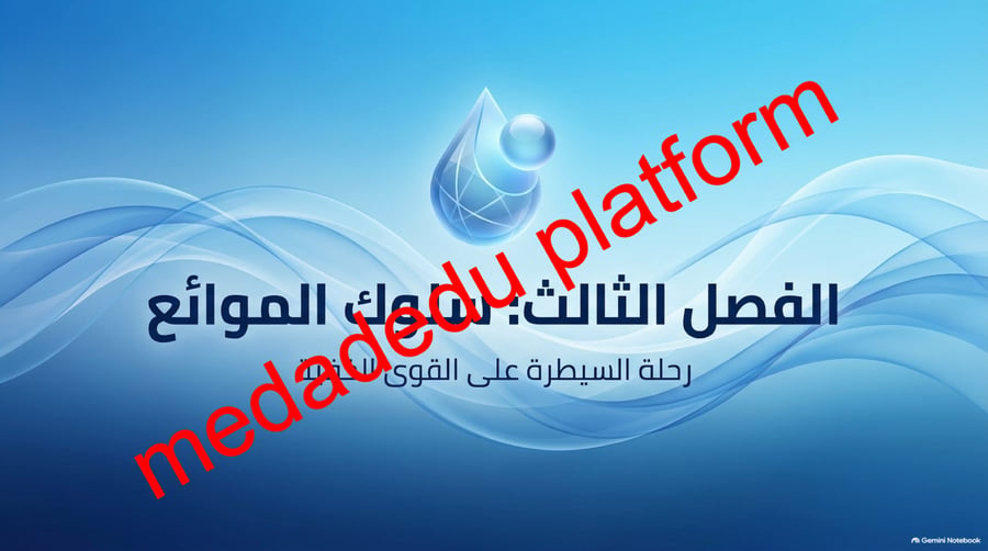 الفصل الثالث سلوك الموائع