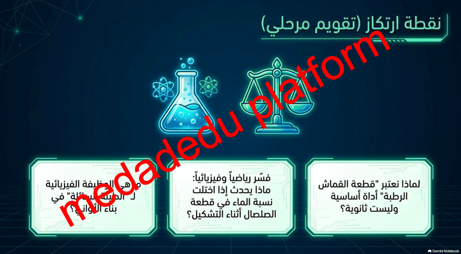 الوحدة الرابعة الدرس الأول تشكيل الأواني بطريقة الحبال