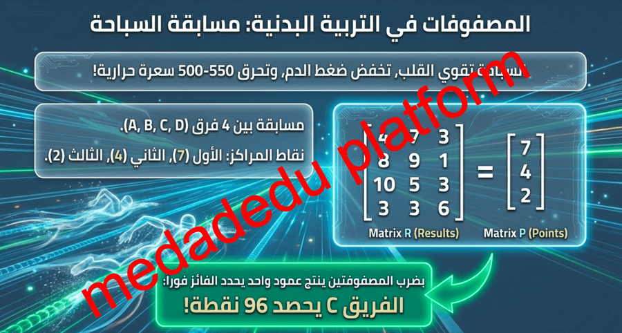 الفصل الثاني الدرس الثالث ضرب المصفوفات
