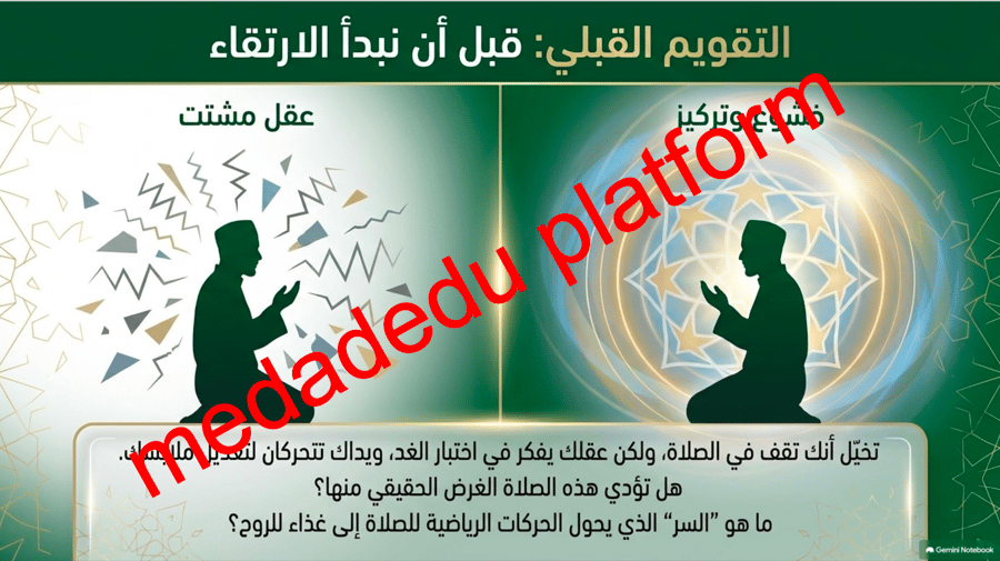 الفقة الدرس الرابع عشر الخشوع في الصلاة