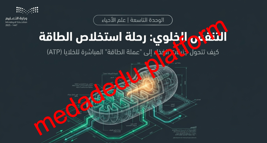 الفصل التاسع التنفس الخلوي