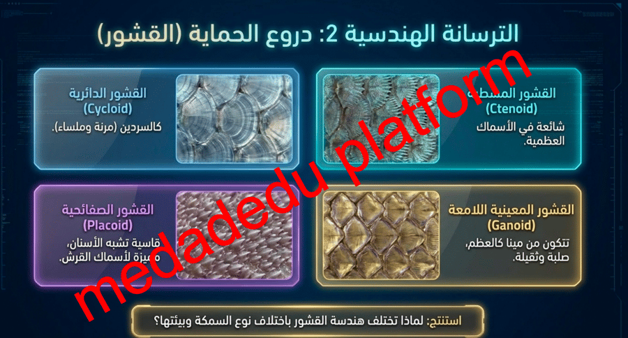 الفصل الثاني الاسماك