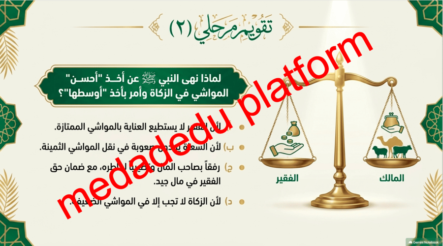 الحديث الدرس الخامس  هديه صلى الله عليه و سلم في الزكاة و الصدقة