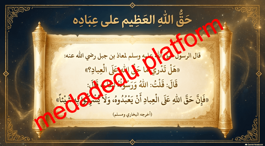 التوحيد الدرس السادس دلائل معرفة الرب عز و جل