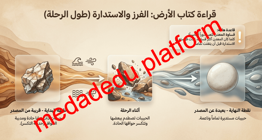 الفصل الرابع الدرس الثالث تشكل الصخور الرسوبية
