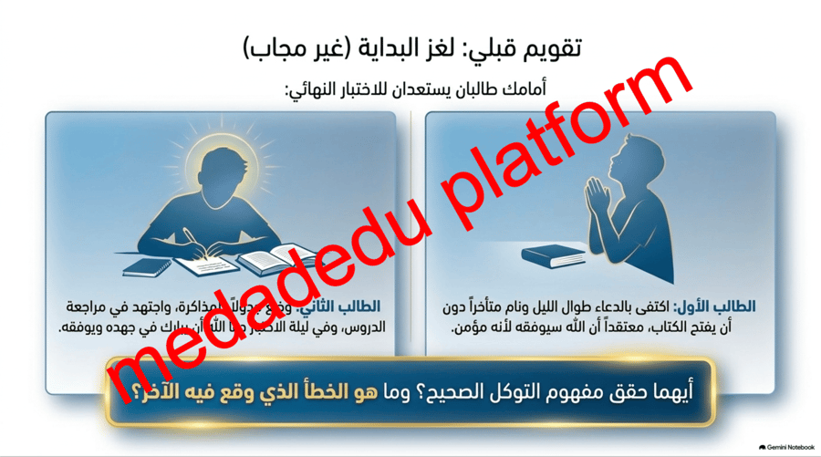التوحيد الدرس الحادي عشر التوكل