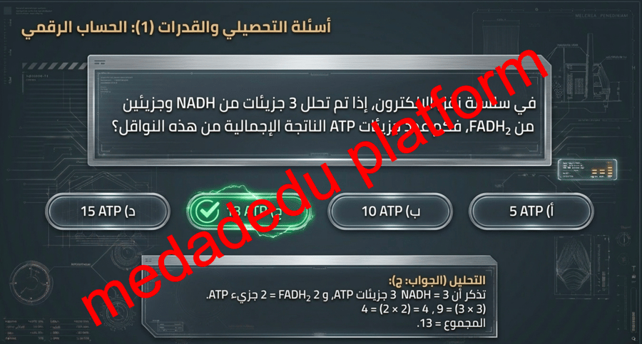 الفصل التاسع التنفس الخلوي