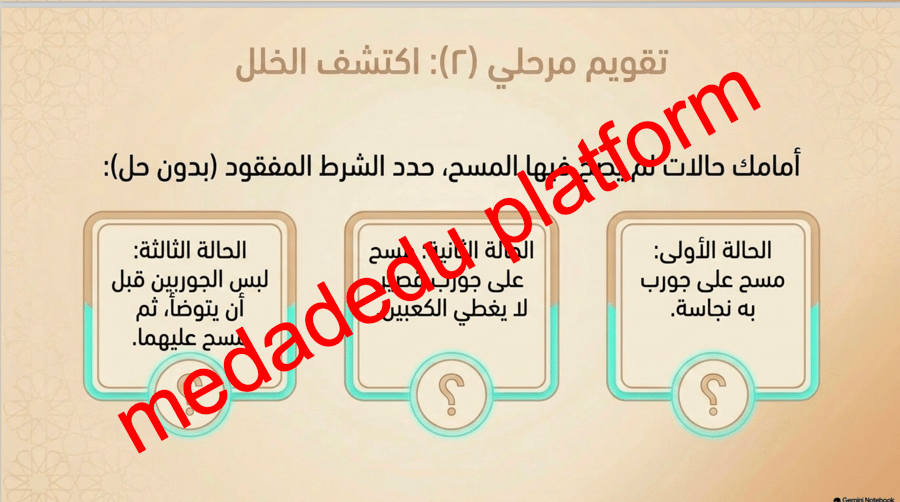 الفقة الدرس التاسع الخف و الجورب