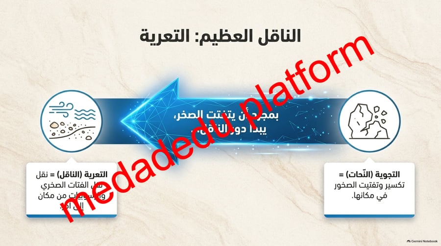 الفصل السادس التجوية و التعرية و أثرهما