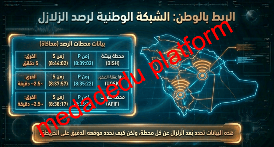 الفصل السادس الدرس الرابع قياس الزلازل و تحديد أماكنها