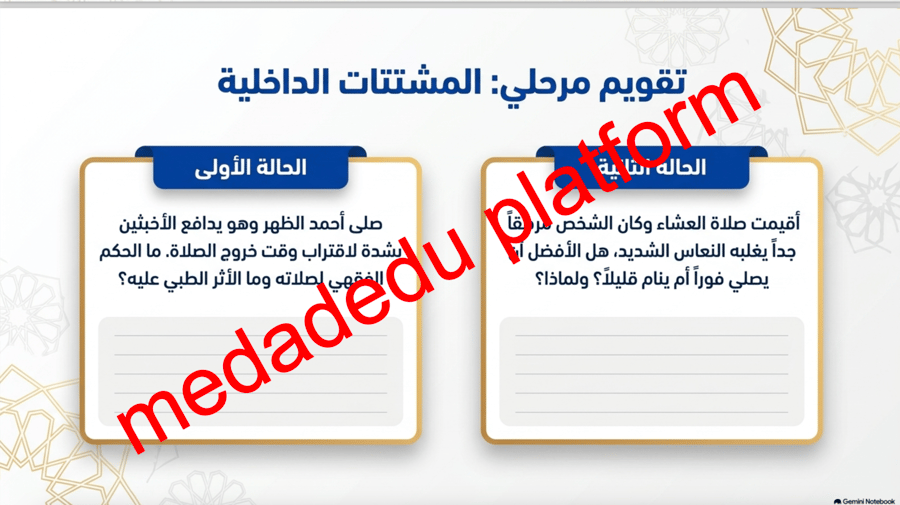 الفقة الدرس الثالث عشر مكروهات الصلاة