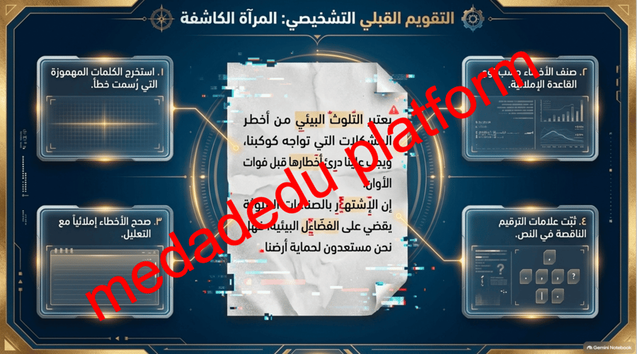 الكفايات الإملائية النشاطات التمهيدية