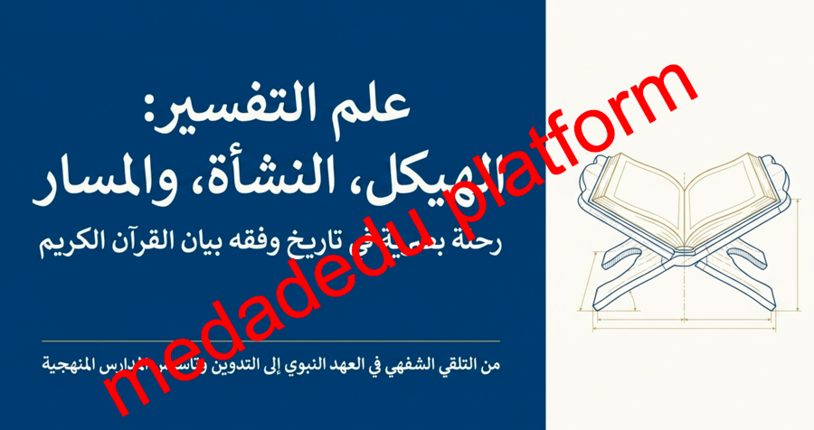 الدرس الاول التعريف بعلم التفسير و نشأته