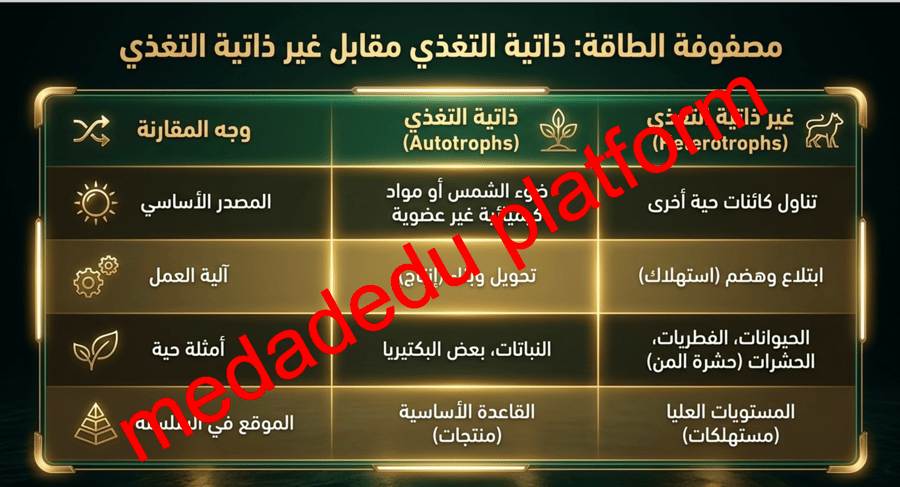 الفصل التاسع كيف تحصل المخلوقات الحية علي الطاقة ؟