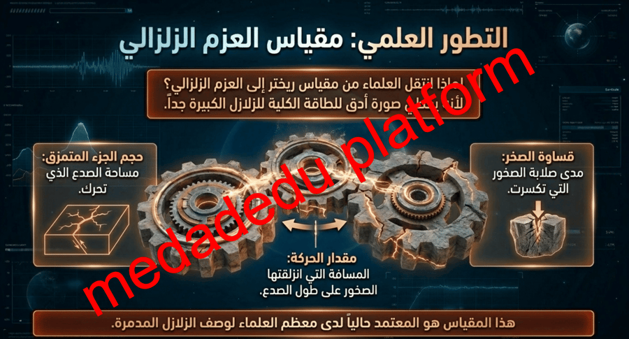 الفصل السادس الدرس الرابع قياس الزلازل و تحديد أماكنها