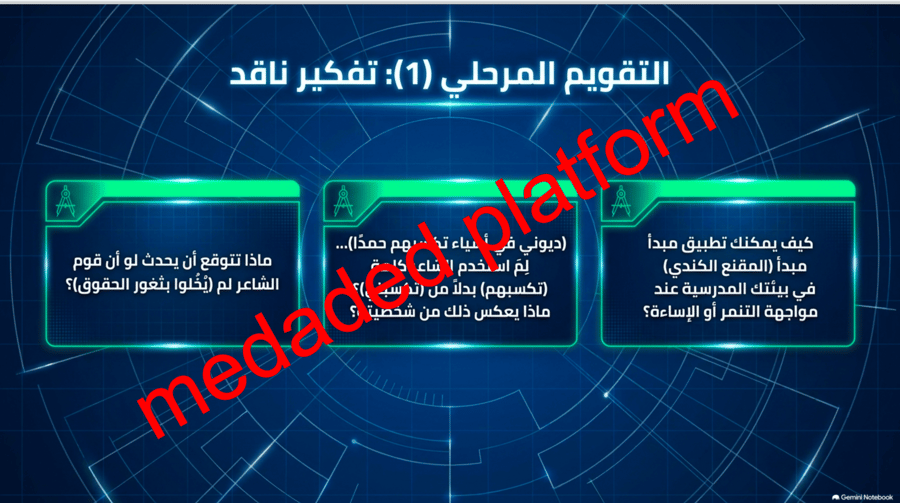 عرض تقديمي لدرس حقوق و واجبات التحليل الادبي