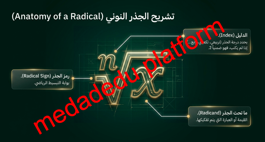 الفصل الرابع الدرس الرابع الجذر النوني