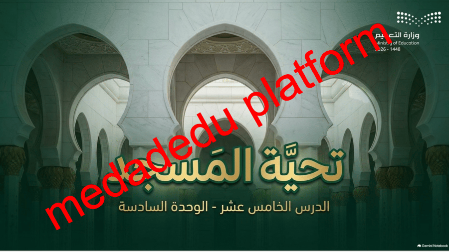 الحديث الدرس الخامس عشر تحية المسجد
