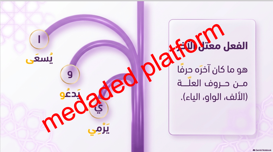 الكفاية النحوية إعراب الفعل المضارع