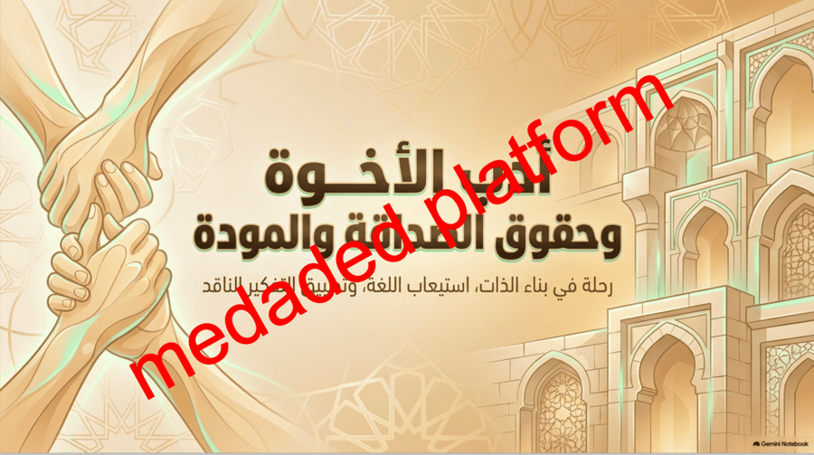 عرض تقديمي لدرس القيم الاسلامية نص الدعم