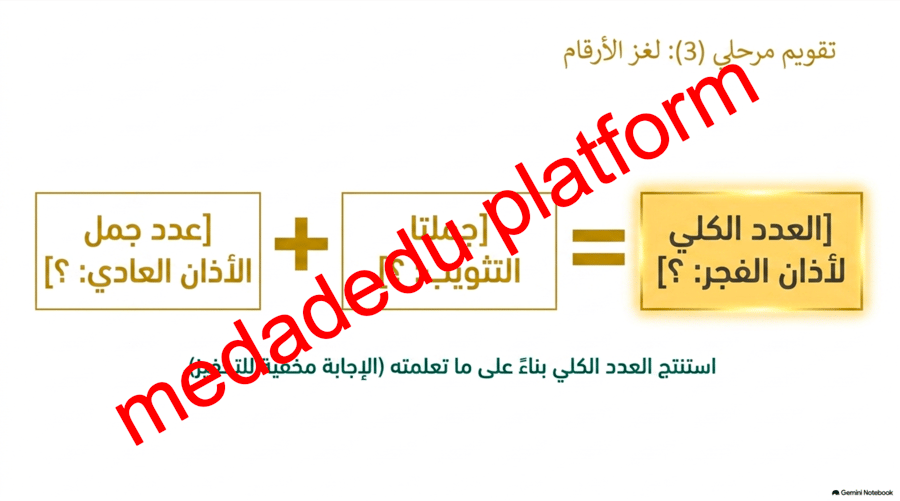 الفقة الدرس الأول الآذان