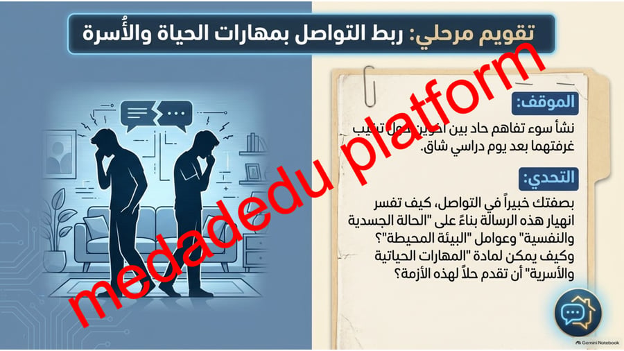 كفاية التواصل الشفهي نشاطات الغلق و التلخيص