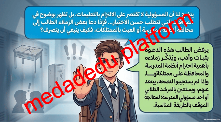 السلوك المسؤول طريق النجاح