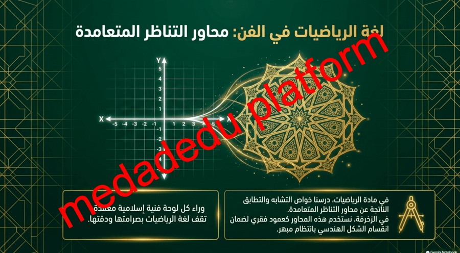 الوحدة الثانية الدرس الزخرفة الهندسية