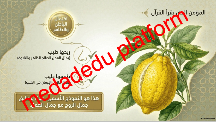 الحديث الدرس العاشر فضل تلاوة القرآن الكريم