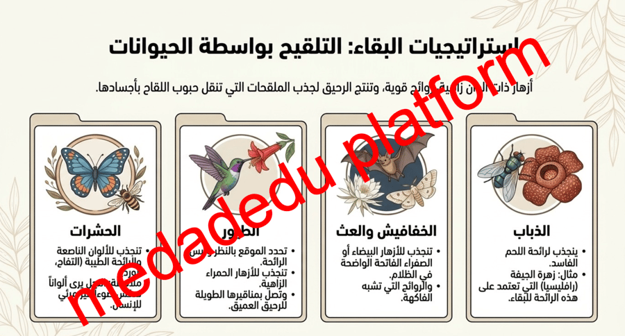 الفصل السابع الأزهار
