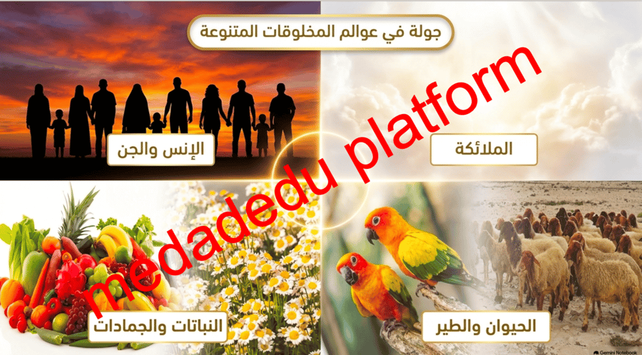 التوحيد الدرس الخامس معرفة الرب