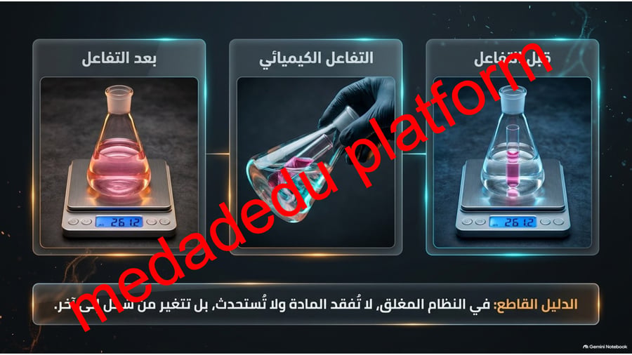 الفصل الثالث المادة و التغيرات الكيمائية