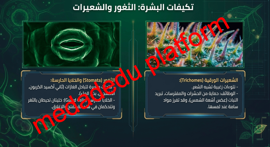 الفصل السادس خلايا النبات و انسجته