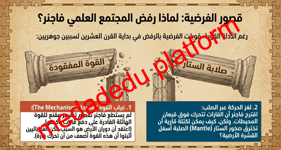 الفصل الخامس الدرس الأول انجراف القارات