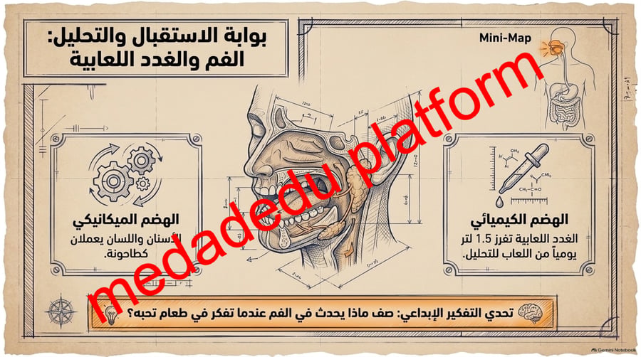 الفصل السادس الجهاز الهضمي و المواد الغذائية