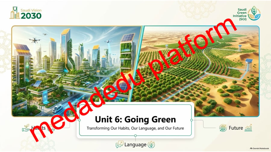unit 6 going green part 1
