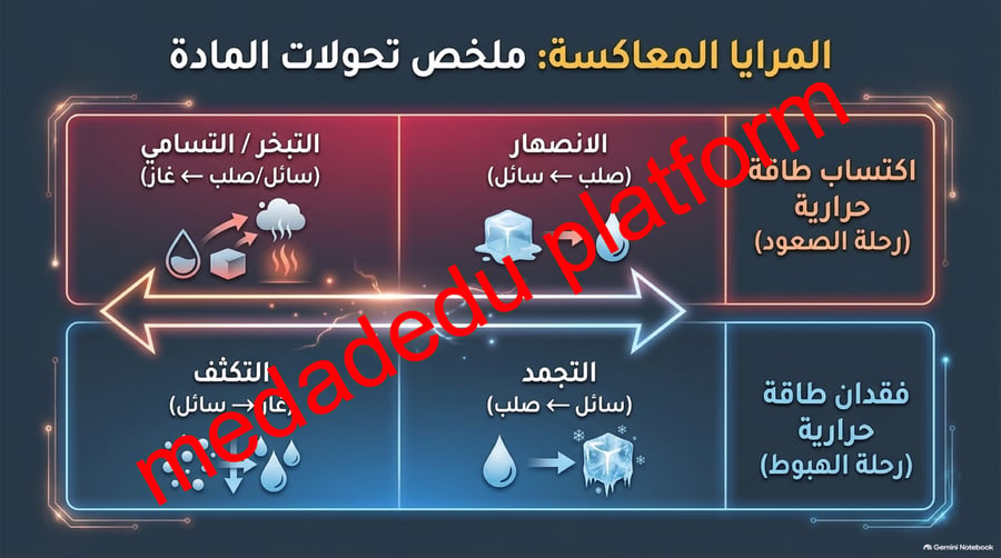 الفصل الثالث الحرارة و تحولات المادة