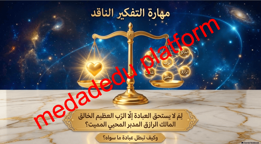 التوحيد الدرس الخامس معرفة الرب