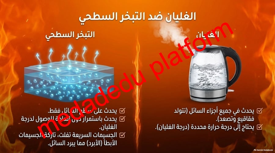 الفصل الثالث الحرارة و تحولات المادة