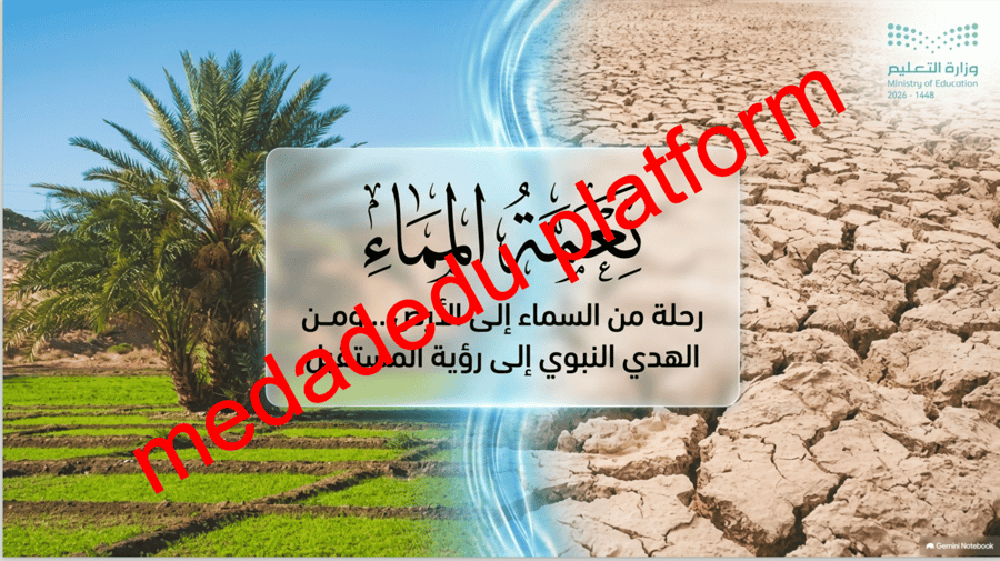 الفقة الدرس الأول نعمة الماء
