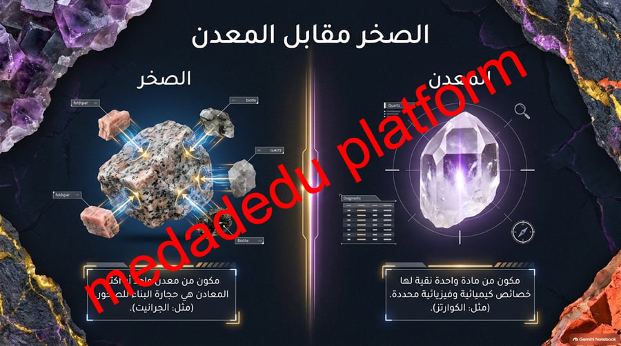 الفصل الخامس الصخور و المعادن