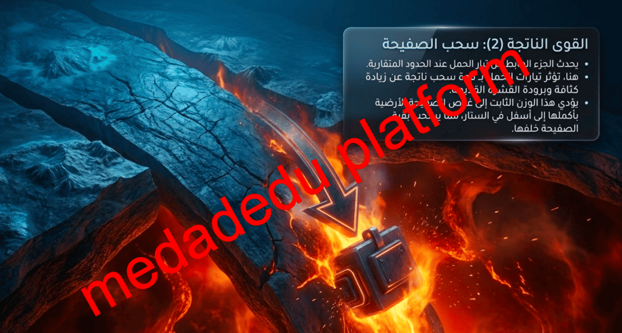 الفصل الخامس الدرس الثالث حدود الصفائح و أسباب حركتها