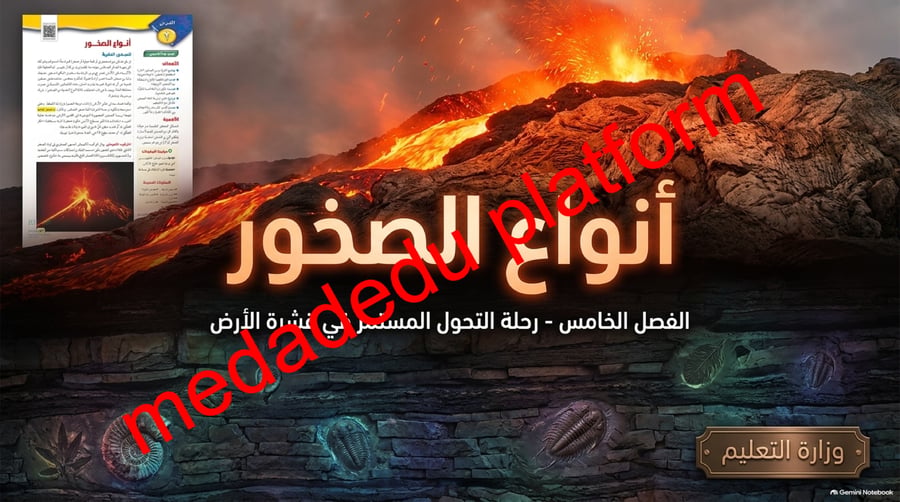 الفصل الخامس انواع الصخور