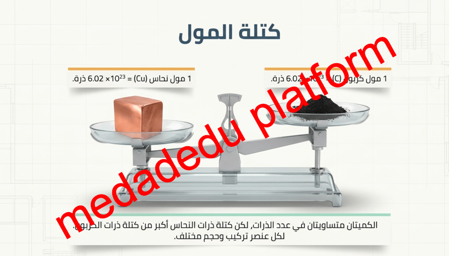 الفصل الخامس الكتلة و المول
