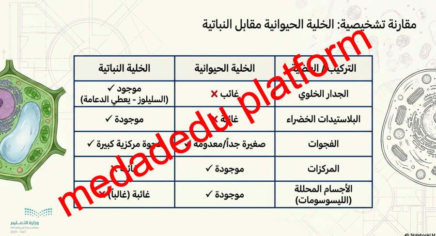 الفصل الثامن التراكيب الخلوية و العضيات